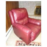 Swivel Leather Recliner