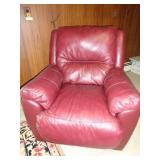 Swivel Leather Recliner