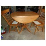 Drop Leaf Table & 4 Chairs