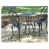 3 pc Metal Patio Set