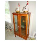 Small Glass Front Curio