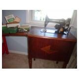 Inlaid Front of Cabinet