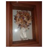 Framed Bridal Bouquet