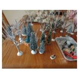 Trees for the Christmas Village