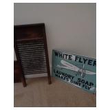 Wash Board & Sign