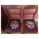 Needlepoint Seat Chairs