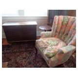 Old Trunk, Wing Back Chair