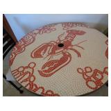 LOBSTER TILED TABLE
