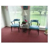 Chairs, Table, Lamp