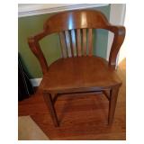 Old Wooden Office Chair