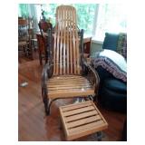 Primitive Rocker & Stool