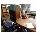 Old China Cabinet & Table