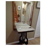 MARBLE TOP SIDE TABLE