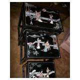 Oriental nesting tables