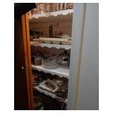 Closet full of Serving Items