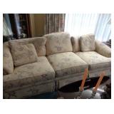 Ethan Allen Flowered Sofa