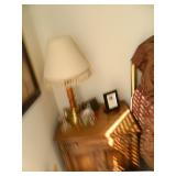 Vintage Night Stand & Lamp