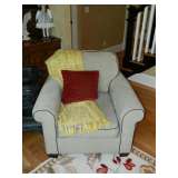 NEW grey fabric chair