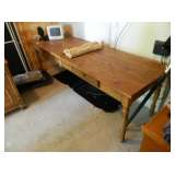 vintage farm table (or hunt board)