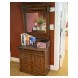Eastlake marble top washstand