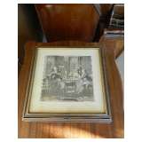 Antique box that holds silverplate