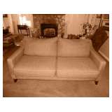 beige sofa in living area
