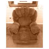 a second overstuffed recliner