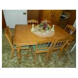 Dining Table With Six Chairs