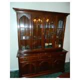 Matching Mahogany China Cabinet