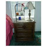 Radio As Night Table With Decor