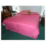 Queen Size Bed With Mattress, Box Springs, Frame And Top Cover As One Money