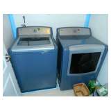 Kenmore Blue Top Load Washe & rKenmore Blue Front Load Dryer 