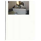 California Regency Style Dresser & Mirror