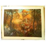 28 “Flight of the Fable Maker”, by James C. Christensen, Signed & numbered #1049 of 2500