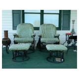 Pair Gliders On The Porch