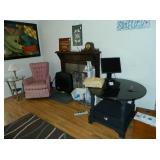 Look At The Glass Top Round Table