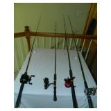 Great Looking Fishing Rods & Reels, Never Use, Brand Names