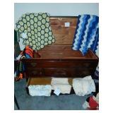 Ceder Chest With Linens