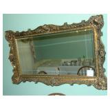 Mirror With Gold Frame