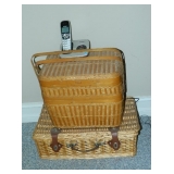 Wicker, Sewing Basket & Picnic Basket