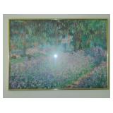A field of iris, other flowers of different colors for a blend of many colors in this print