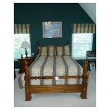 Queen size bed.