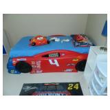 race car bed with spread