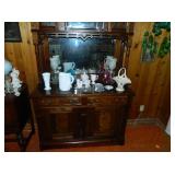 Beautiful Eastlake sideboard With Mirror, WOW! This Would Look Great In Your Home!