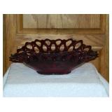 Another Picture Of Ruby Red Lattice Bowl