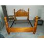 Queen Size Bed Maple