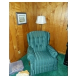 Plaid Rocker/Recliner