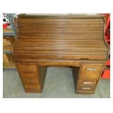Antique Oak Roll Top desk