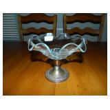 Crystal & Sterling Dish