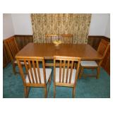 Danish Dining Room Table & 6 Chairs